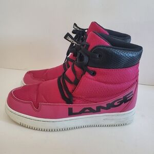 LANGE PODIUM SOFT SHOE BOOTS Pink/White Unisex Size M 6.5 / W 7.5